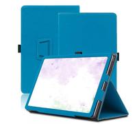Étui pour Wacom MovinkPad Pro EVA Edition 14 Pouces, Wacom Movinkpad Pro 14 Coque Tablette, Housse de Protection avec Support Pliable, Porte-Crayon et Dragonne, Protection Totale. (Bleu Clair)
