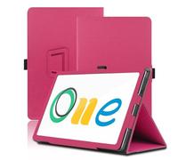 Étui pour Wacom One 13 Touch 13.3 Pouces, Wacom One 13 Touch Coque Tablette, Housse de Protection avec Support Pliable, Porte-Crayon et Dragonne, Protection Totale. (Rouge)
