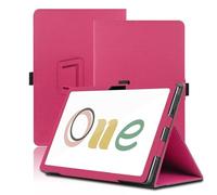 Étui pour Wacom One 14 14 Pouces, Wacom One 14 Coque Tablette, Housse de Protection avec Support Pliable, Porte-Crayon et Dragonne, Protection Totale. (Rouge)
