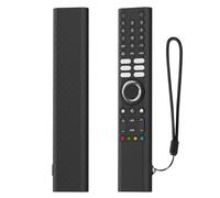Étui pour Xiao-mi XMRM-P3, Housse Souple en Silicone pour télécommande, étui de Protection antidérapant avec Cordon (Noir)