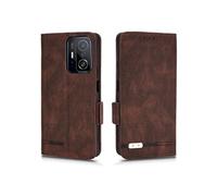 Etui Pour Xiaomi 11T/11T Pro Insertion De Carte Avec Porte-cartes Kickstand Coque En Cuir Folio Flip Housse De Protection Protection Complète -