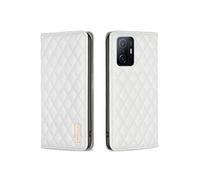 Etui pour Xiaomi 11T/11T Pro PU Cuir Magnétique Couvre de folio de flip-Blanc