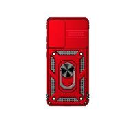 Etui Pour Xiaomi 12x Magnétique Anneau Hodler Support Aimant De Voiture Rouge