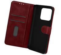 Etui pour Xiaomi 13 Pro Portefeuille Support Vidéo Languette Magnétique rouge