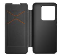 Étui pour Xiaomi 14T Clapet Porte-cartes avec Dragonne Noir