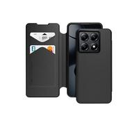 Etui pour Xiaomi 14T Pro Clapet Portefeuille avec Dragonne Xfm Noir