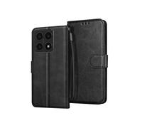 Etui pour Xiaomi 14T Pro Clapet Portefeuille et Support Vidéo Stable Noir