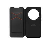 Étui pour Xiaomi 15 Ultra Clapet Porte-cartes avec Dragonne Noir