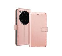 Etui pour Xiaomi 15 Ultra Clapet Portefeuille Support Rose champagne