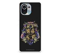 Étui pour Xiaomi Mi 11 officiel de Harry Potter Hogwarts Floral pour protéger votre téléphone. Coque pour Xiaomi en silicone souple avec licence officielle Harry Potter.