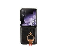 Etui Pour Xiaomi Mix Flip Sangle De Poignet Cuir PU Premium Béquille A Boucle Compatibilité Avec Ouvre-bouteille Noir