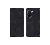 Etui Pour Xiaomi Poco C71 Portefeuille A Rabot Titulaire De La Carte Cuir Magnétique Noir