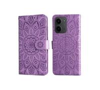 Etui Pour Xiaomi Poco C85 Flip Cuir Housse de protection Fentes pour cartes GANGXUN Violet
