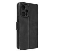 Etui pour Xiaomi Poco F5 5G Portefeuille Fonction Support vidéo Noir
