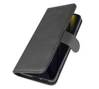 Étui pour Xiaomi Poco F6 Clapet Portefeuille Support Style Vintage Noir