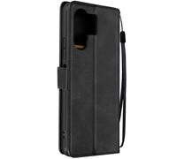 Étui pour Xiaomi Poco M6 5G Dragonne Clapet Support Portefeuille Noir