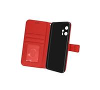 Etui pour Xiaomi Poco X4 GT Clapet Portefeuille Support Vidéo Dragonne rouge