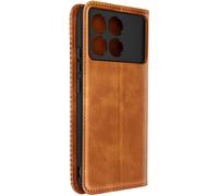 Etui pour Xiaomi Poco X6 Pro Portefeuille Support Motif Mosaique Camel