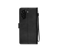 Étui pour Xiaomi Poco X7 Pro Dragonne Clapet Support Portefeuille Noir