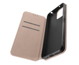 Étui pour Xiaomi Redmi 12 Porte-carte Support Vidéo Clapet Magnétique Or