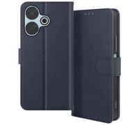 Etui pour Xiaomi Redmi 13 Clapet Portefeuille et Support Vidéo Bleu nuit