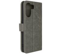 Etui pour Xiaomi Redmi 13C Portefeuille et Support Vidéo Gris