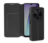 Avizar Étui pour Xiaomi Redmi 14C Clapet Porte-cartes et Support Vidéo Noir