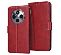Étui pour Xiaomi Redmi 14C Clapet Portefeuille et Support Vidéo Stable Bordeaux