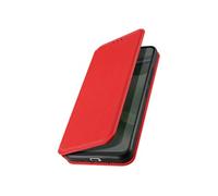 Étui pour Xiaomi Redmi 6A Porte-carte Support Vidéo Clapet Magnétique Rouge
