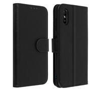 Étui pour Xiaomi Redmi 9A Housse Protection avec Porte-carte Support Vidéo Noir