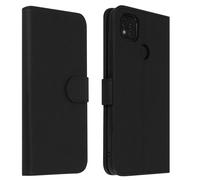 Étui pour Xiaomi Redmi 9C Protection avec Porte-carte Fonction Support Noir