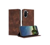 Etui pour Xiaomi Redmi A5 4G/POCO C71 4G Protection Flip Soft PU Le cuir couvercle en cuir compatible avec Xiaomi Redmi A5 4G/POCO C71 4G-Brun