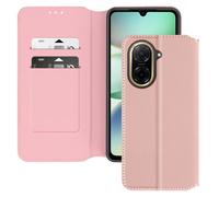 Étui pour Xiaomi Redmi A5 Clapet Porte-Cartes et Support Vidéo Rose champagne