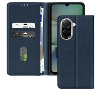Avizar Étui pour Xiaomi Redmi A5 avec clapet, portefeuille et support vidéo Bleu nuit