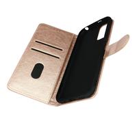 Étui pour Xiaomi Redmi Note 10 5G Clapet Portefeuille Support Vidéo Rose Gold