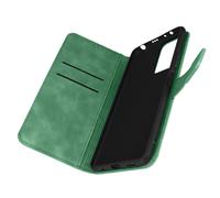 Étui pour Xiaomi Redmi Note 10 Pro Effet Daim Portefeuille Support Forcell Vert
