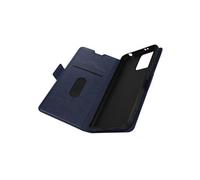 Etui pour Xiaomi Redmi Note 12 4G et 5G Ultra-fin Double Languette Magnétique bleu nuit