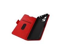 Etui pour Xiaomi Redmi Note 12 Pro 5G et 12 Pro Plus 5G Ultra-fin Double Languette Magnétique rouge