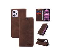 Etui pour Xiaomi Redmi Note 12 ProPlus RFID Blocking Flip Book Pliant Wallet Cuir avec porte-carte et couvercle de la kickstand compatible avec