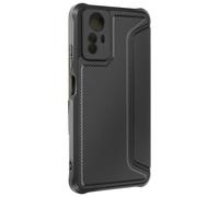 Etui pour Xiaomi Redmi Note 12S Clapet Porte-carte Coins Renforces Noir
