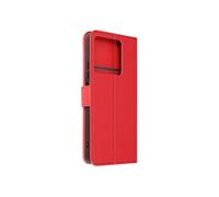 Etui pour Xiaomi Redmi Note 13 5G Clapet Portefeuille Support Vidéo Rouge
