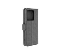 Etui pour Xiaomi Redmi Note 13 5G Portefeuille et Support Vidéo Gris