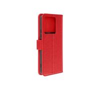 Etui pour Xiaomi Redmi Note 13 5G Portefeuille et Support Vidéo Rouge