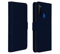 Coque et étui téléphone mobile Avizar Etui Xiaomi Redmi Note 8T Intégrale Porte-cartes Fonction Support bleu nuit