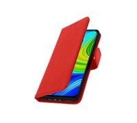 Etui pour Xiaomi Redmi Note 9 Clapet Portefeuille Fonction Support Vidéo Rouge