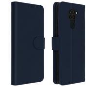 Étui pour Xiaomi Redmi Note 9 Housse Intégrale Porte-carte Fonction Support bleu