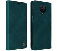 Étui pour Xiaomi Redmi Note 9S / 9 Pro / 9 Pro Max Vintage Porte-carte Support CaseMe Bleu canard