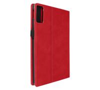 Housse Tablette Avizar Etui pour Xiaomi Redmi Pad SE Portefeuille Multi-compartiment Support Vidéo rouge