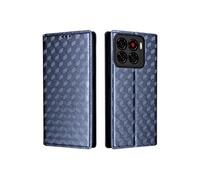 Etui Pour ZTE Blade A56 4G Portefeuille Motif 3D Cuir PU Titulaire de fentes pour cartes Fermeture magnétique Bleu