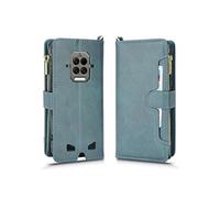Etui Pour ZURSANA-04 Doogee S86/S86Pro Portefeuille A Fermeture Eclair Titulaire De La Carte Couverture En Cuir Magnétique PU Cuir Flip null Vert
